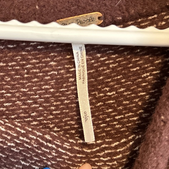 Free People slouchy boat neck sweater size S - Picture 2 of 5